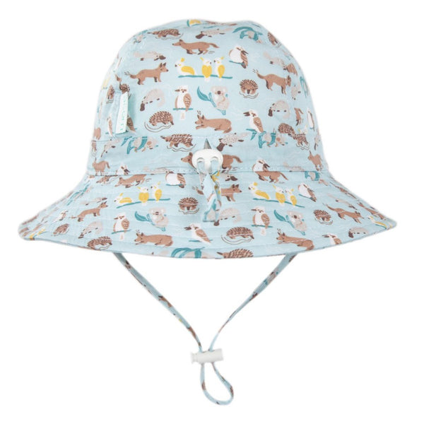 Acorn - Wide Brim Infant Hat / Aussie Bush Friends