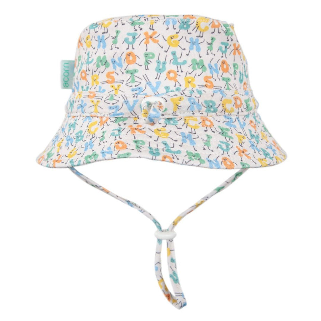 Acorn - Stretch Cotton Wide Brim Sunhat / ABC's