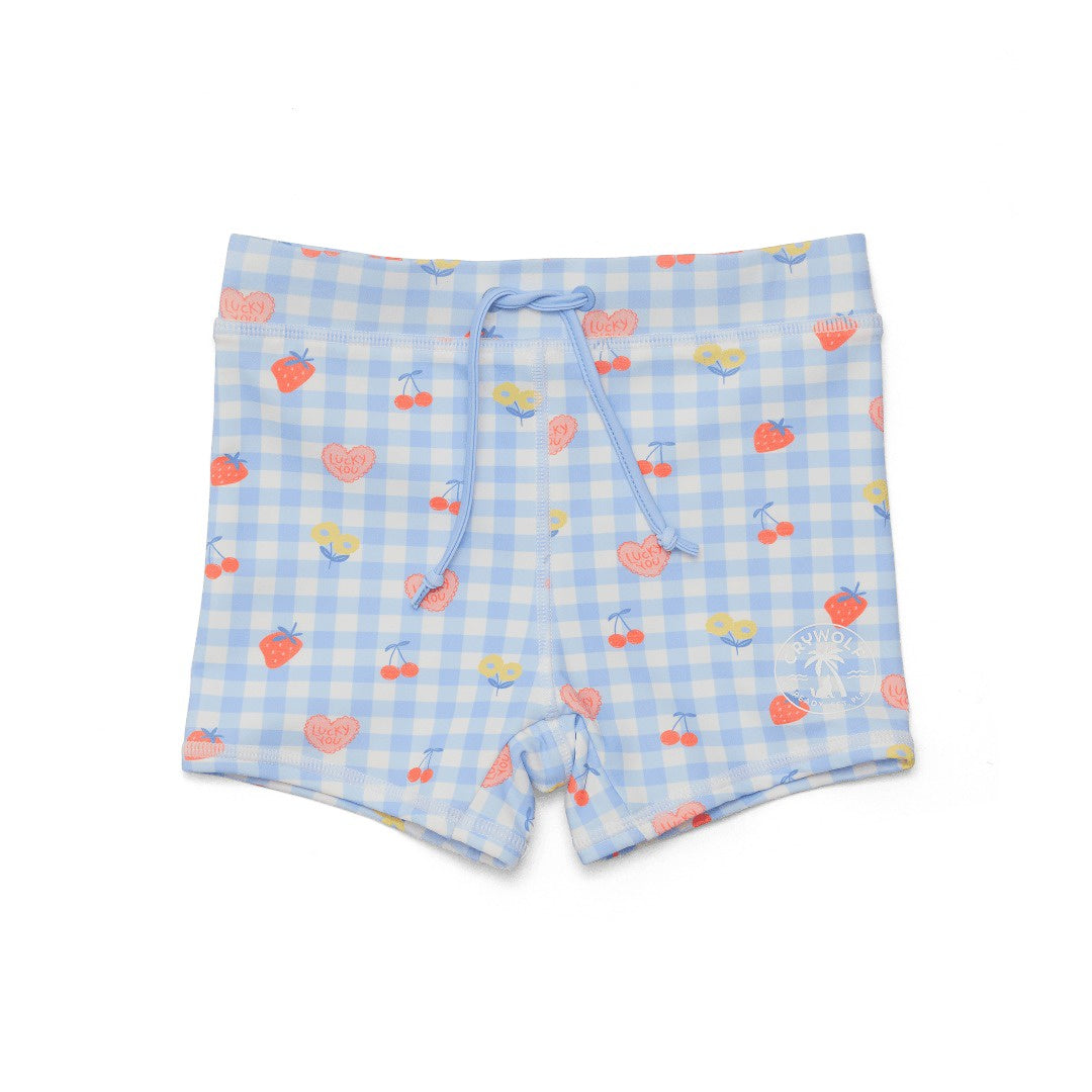 Cry Wolf - Baby Swim Short / Lucky Picnic