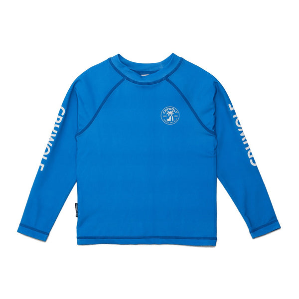 Cry Wolf - Long Sleeve Rash Vest / Deep Sea Blue