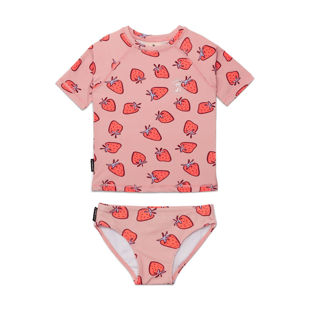 Cry Wolf - Short Sleeve Rash Set / Strawberry Splash
