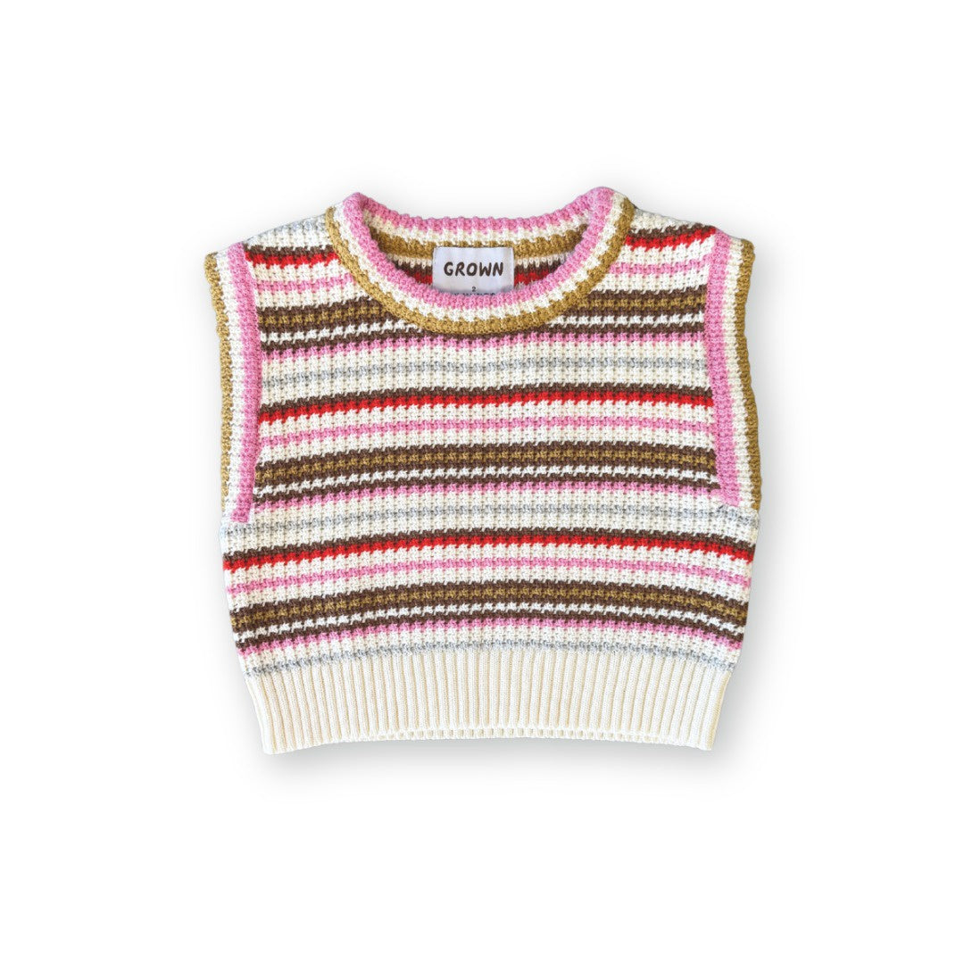 Grown Clothing - Sunshine Stripe Knit Top