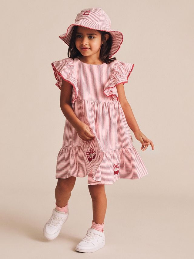 Huxbaby - Cherry Pie Stripe Dress