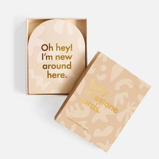 Fox & Fallow - Baby Milestone Cards / Helios