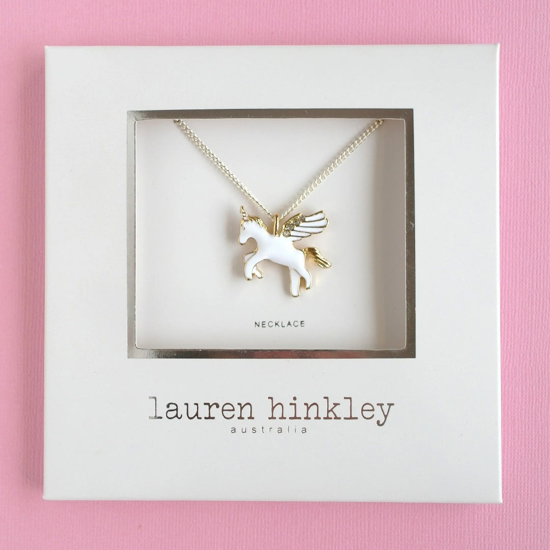 Lauren Hinkley - Flying Unicorn Necklace