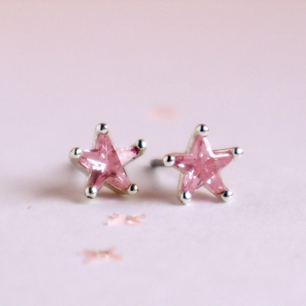Lauren Hinkley - Pink Starry Earrings