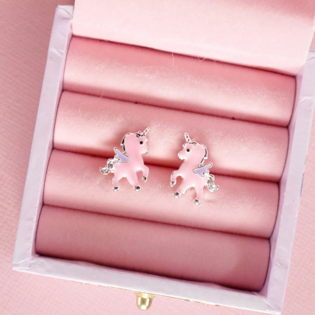 Lauren Hinkley - Pink Unicorn Earrings