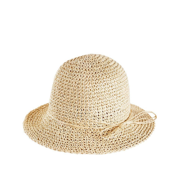 Acorn - Poet Crochet Straw Hat / Sand