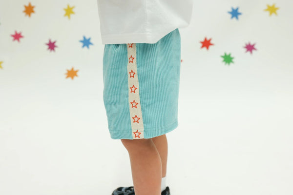 Sunday Siblings - Playtime Cord Shorts / Light Blue