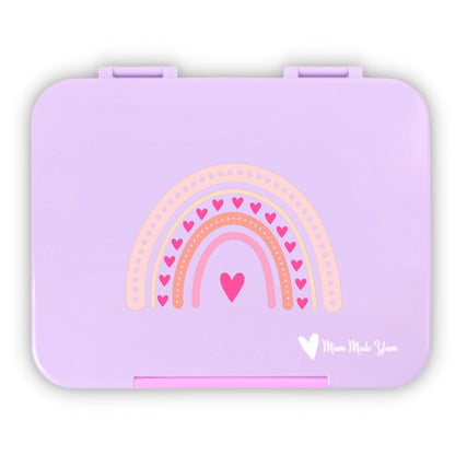Mum Made Yum - Bento Lunchbox (Large) / Violet Rainbow Love