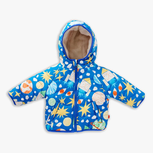 Halcyon Nights - Reversible Kids Puffer Jacket / See You In Space