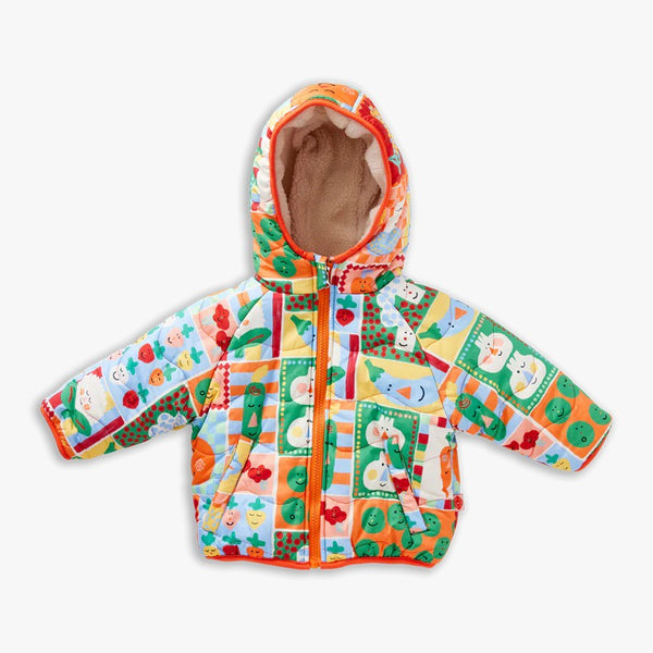 Halcyon Nights - Reversible Kids Puffer Jacket / Pocket Patch