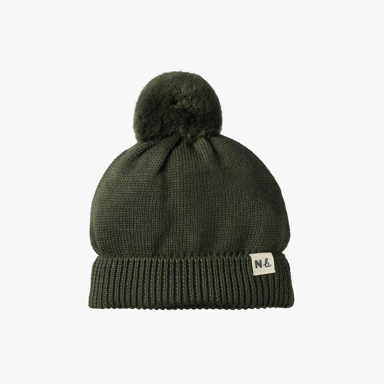 Nature Baby - Alpine Pom Pom Beanie / Thyme