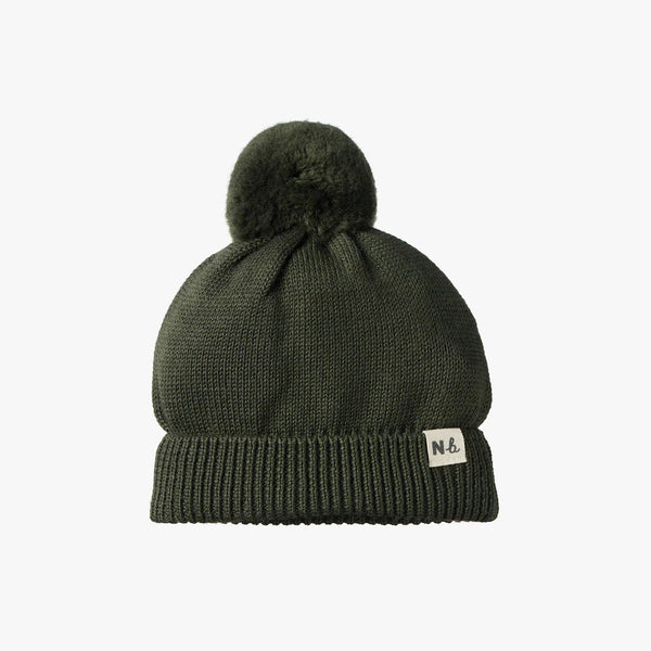 Nature Baby - Alpine Pom Pom Beanie / Thyme