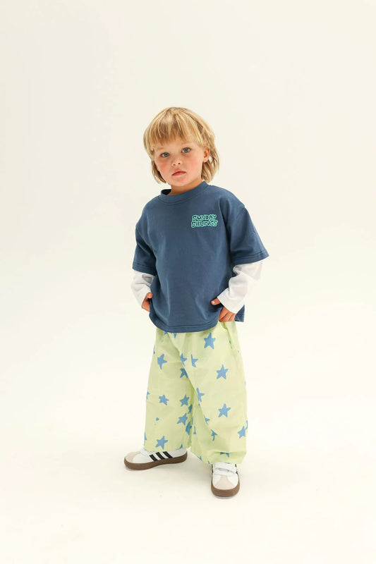 Sunday Siblings - Party Layers Tee / Navy