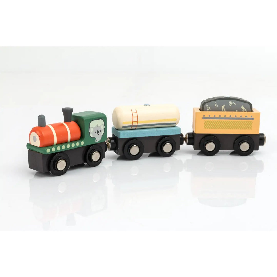 ToysLink - Wooden Magnetic Train Set