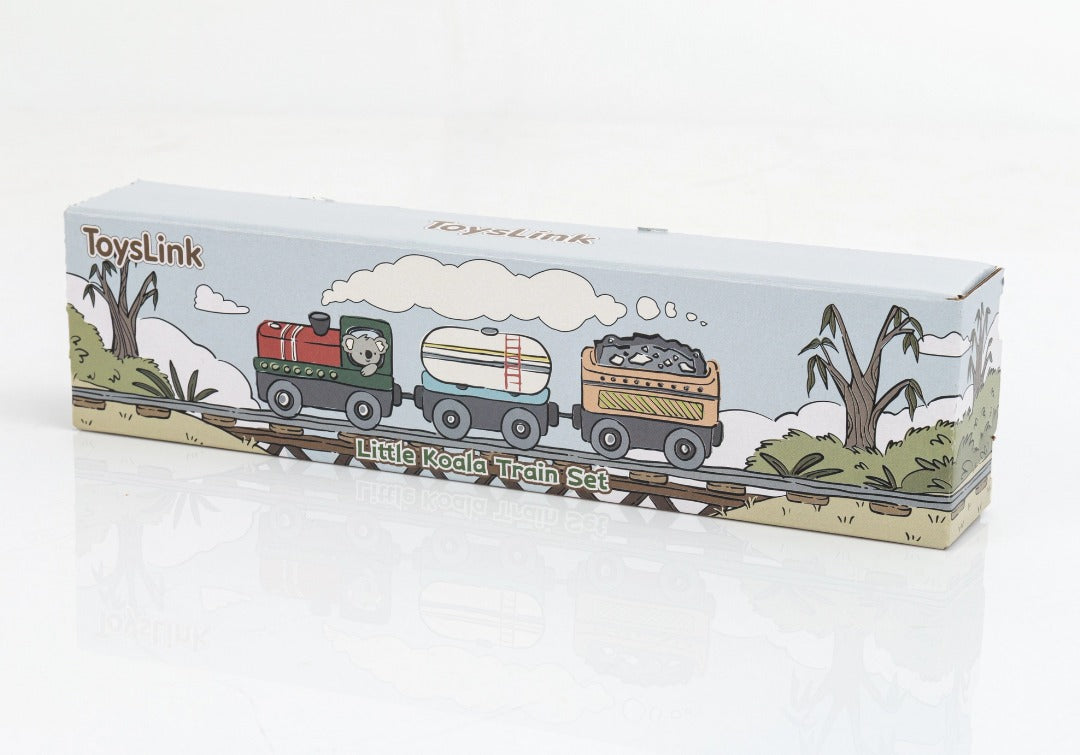 ToysLink - Wooden Magnetic Train Set