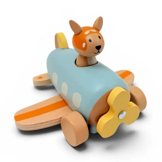 Toyslink - Onya Kids Wooden Kangaroo Airplane