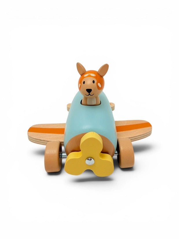 Toyslink - Onya Kids Wooden Kangaroo Airplane