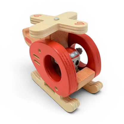 Toyslink - Onya Kids Wooden Koala Helicopter