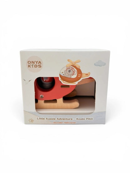Toyslink - Onya Kids Wooden Koala Helicopter