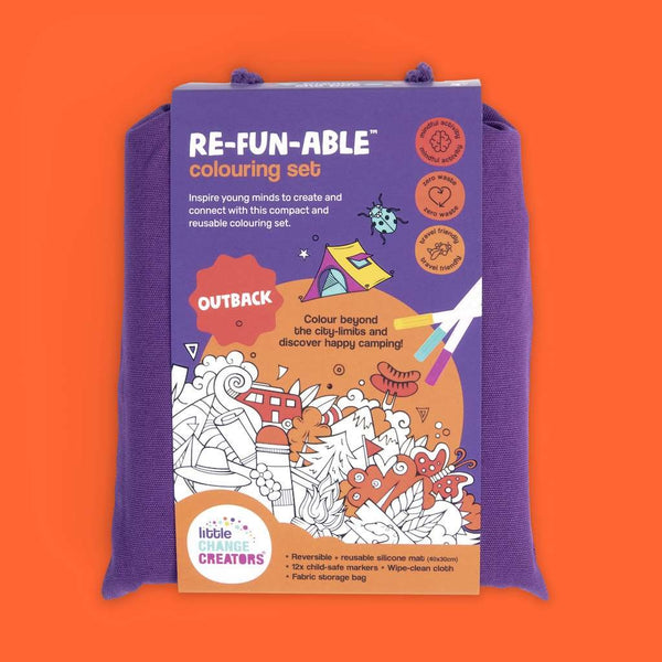 Little Change Creators - Outback | Re-FUN-able™ Colouring Set