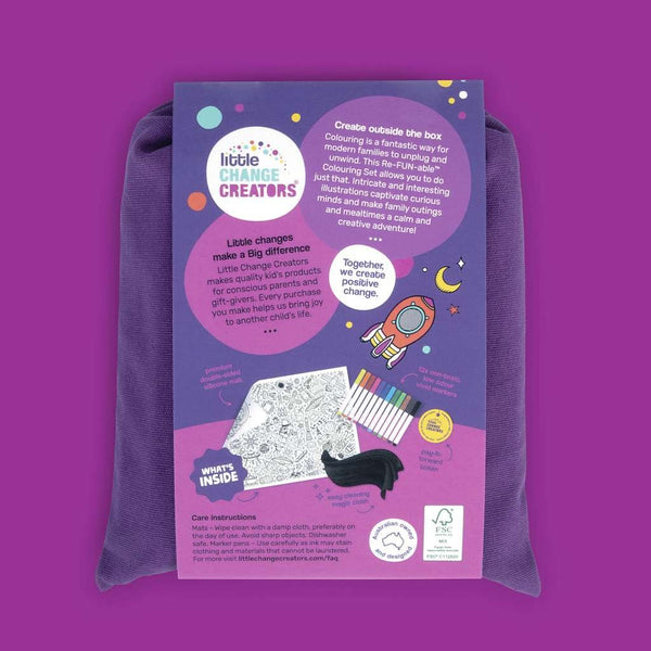 Little Change Creators - Outer Space | Re-Fun-Able™ Travel Activity + Play Mat