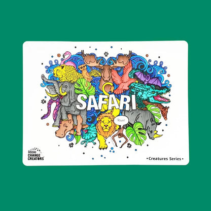 Little Change Creators - Re-FUN-able™ Colouring Set / Safari