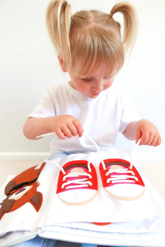 Curious Columbus - Fabric Activity Book - My Big Day