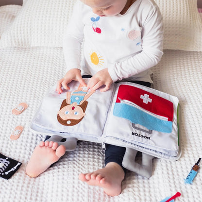 Curious Columbus - Fabric Activity Book - When I Grow Up