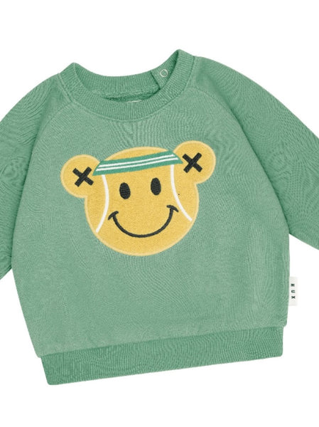 Huxbaby - Tennis Bear Sweatshirt / Turf