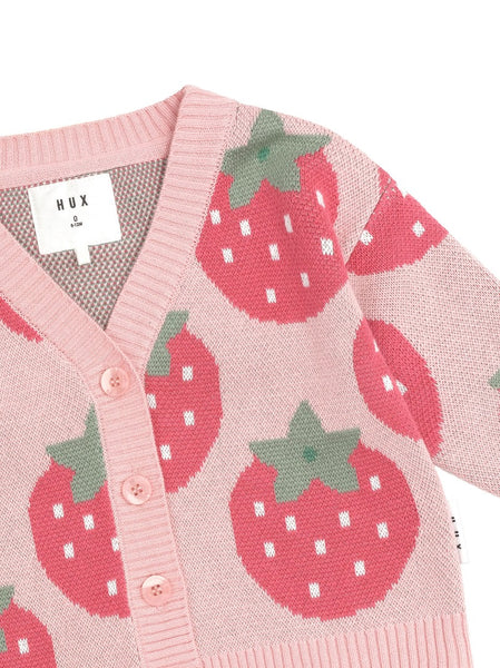 Huxbaby - Berry Boxy Cardi / Candy