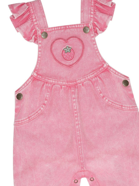 Huxbaby - Berry Vintage Overall / Bubblegum