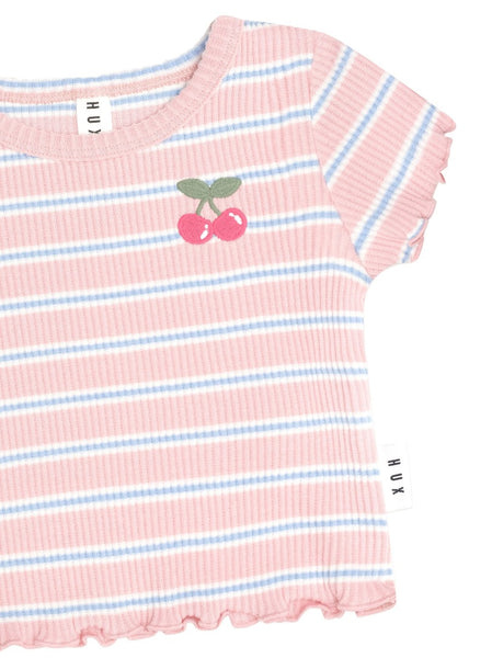 Huxbaby - Candy Stripe Rib Tee