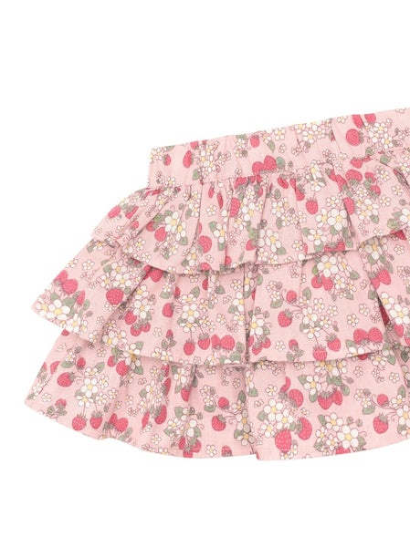 Huxbaby - Vintage Strawberry Frill Skirt / Blush