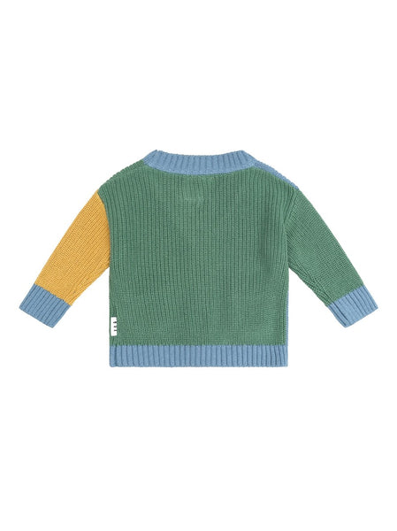 Huxbaby - Hidden Hux Fisherman Rib Cardi / Multi