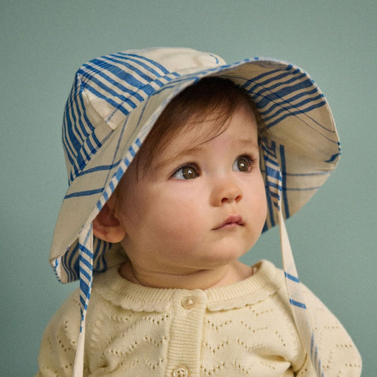 Nature Baby - Linen Sunhat / Clyde Check