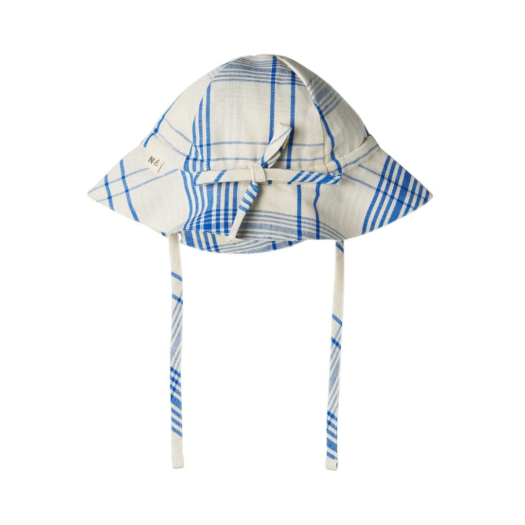 Nature Baby - Linen Sunhat / Clyde Check
