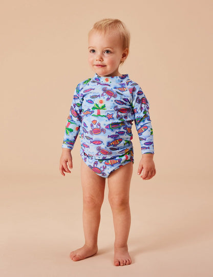 Goldie & Ace - Daydream Island Swim Nappy / Crystal Clear