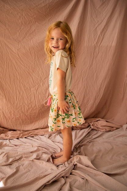 Bella + Lace - Kate T-Shirt-Almond Flour