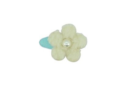 Milk & Soda - Fluffy Flower Hair Clip / Assorted