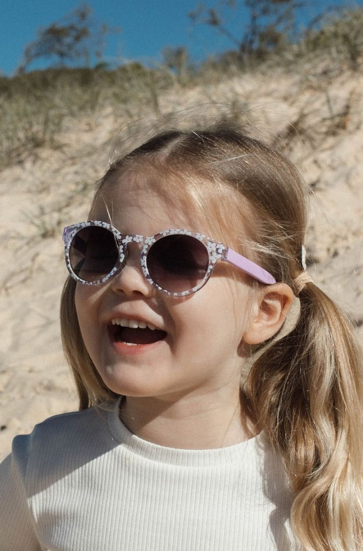 Frankie Ray Sunglasses - Daphne / Crystal Lilac Floral (2-5Y)