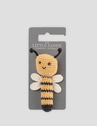 The Little Linen Company - Crochet Rattle
