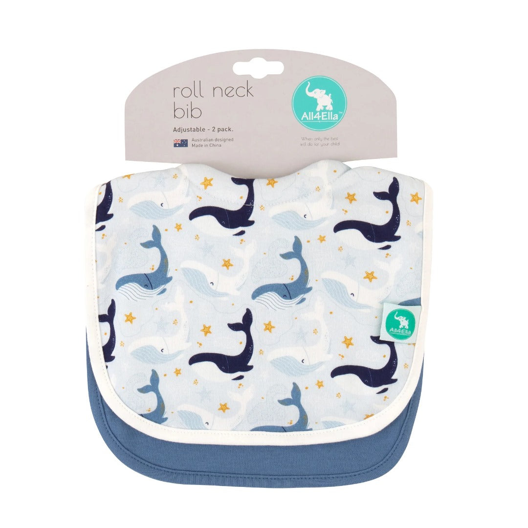 All4Ella - Roll Neck Bib / 2 pack