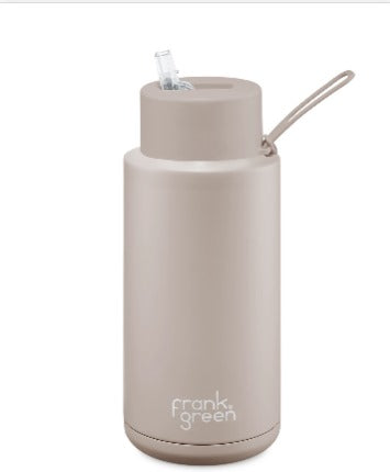 Frank Green - Ceramic Reusable Bottle (Straw) / 34oz