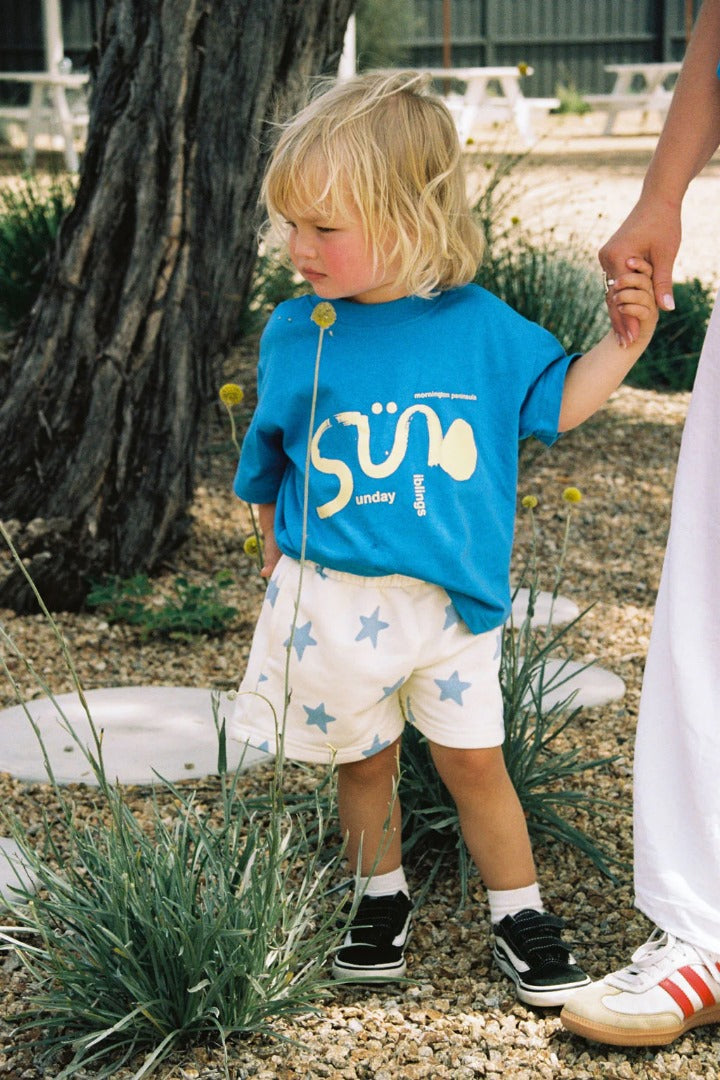 Sunday Siblings - Kiddo Shorts / Blue