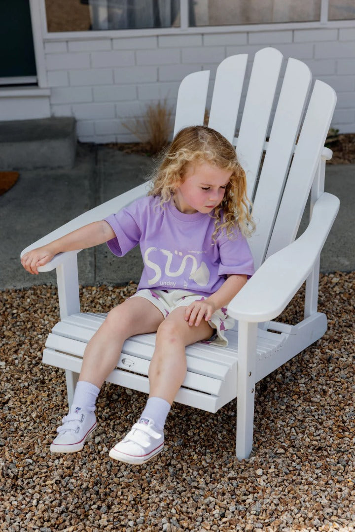 Sunday Siblings - Kiddo Shorts / Purple