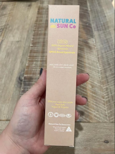 Natural Sun Co - Kids SPF50 Sunscreen