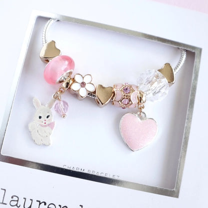 Lauren Hinkley - Floral Dreams Bunny Charm Bracelet