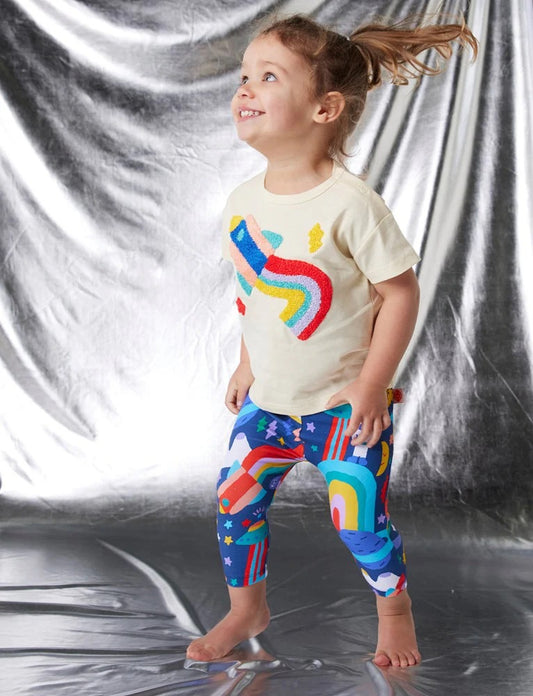 Halcyon Nights - Baby Leggings / Rocket Ride
